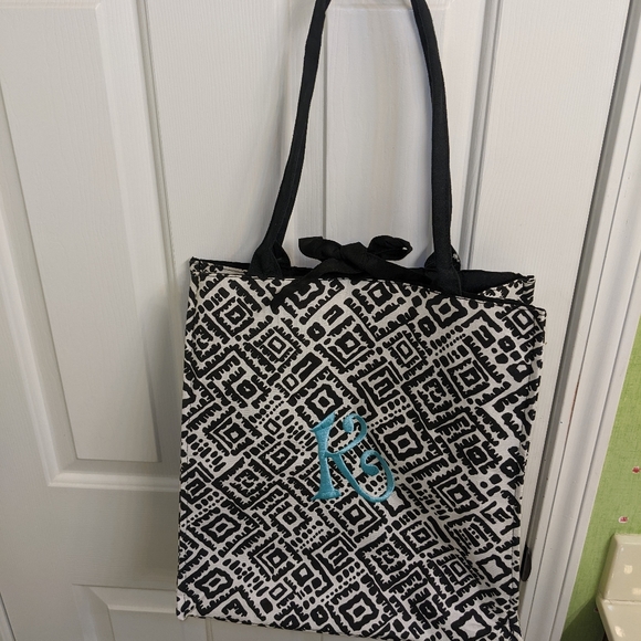 BUCKHEAD BETTIE TOTE BAG WITH INITIAL   K - Picture 6 of 9